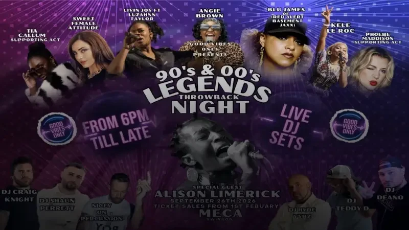 THE 90’s & 00’s LEGENDS THROWBACK NIGHT Video Thumbnail