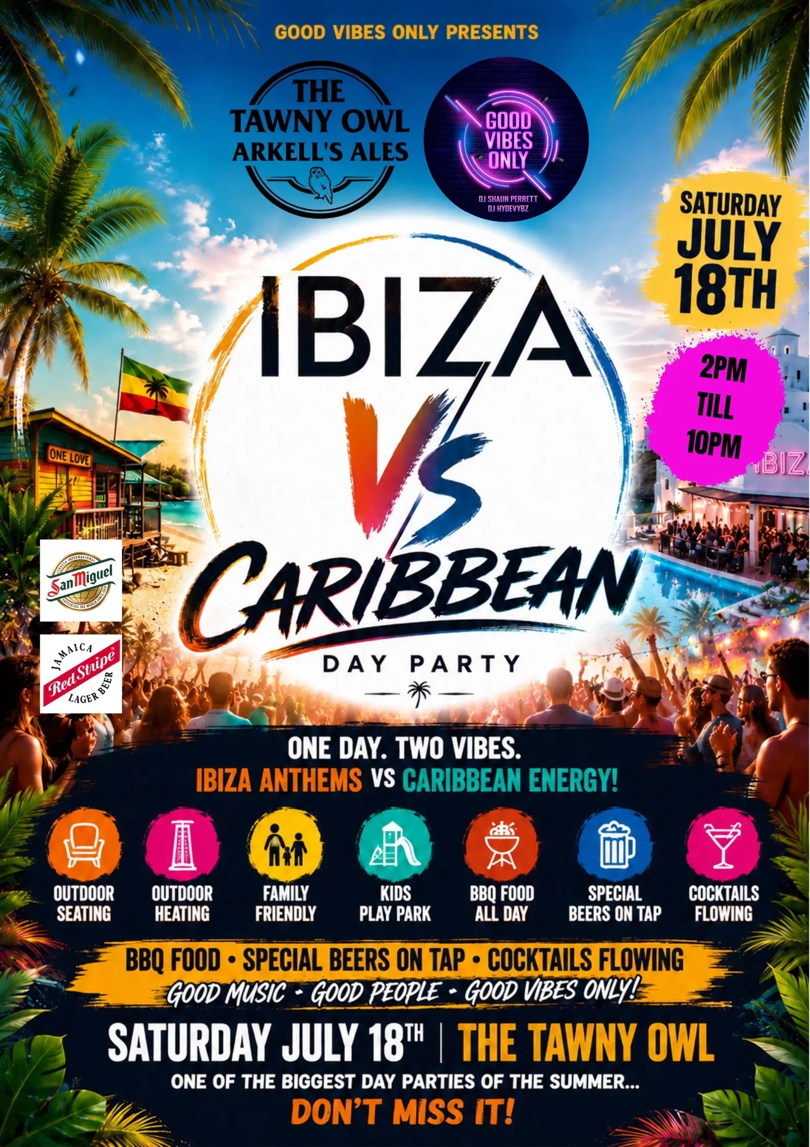 IBIZA VS CARIBBEAN DAY PARTY